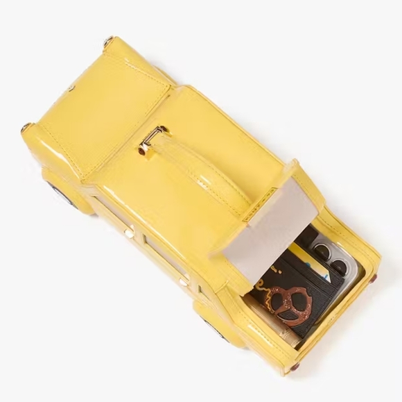 Kate Spade Yellow Taxi Leather Novelty Bag - Picture 5 of 8